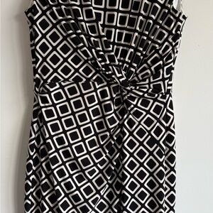 Lauren Ralph Lauren Geometric Twist Dress Size 14